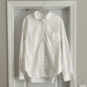 Lululemon Athletica White Button Down Shirt